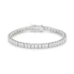 Princess Cubic Zirconia Tennis Bracelet