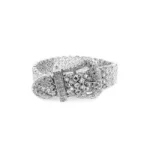 Cubic Zirconia Buckle Bracelet
