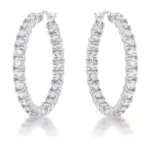 Eternity Hoop Earrings