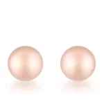Tanya Rose Gold Sphere Stud Earrings