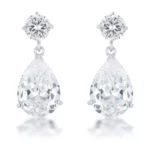 Shimmering CZ Earrings