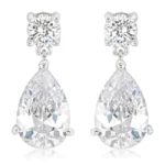 Elegant Cubic Zirconia Drop Earrings