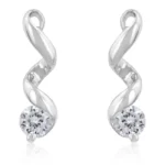 Solitaire Drop Earrings