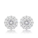 Bella Bridal Earrings in Clear