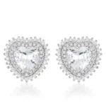 Halo Heart Earrings