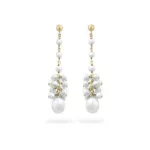 Yellow Gold Pearl Drops
