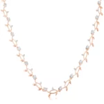 Rose Gold Tone Vineyard Necklace