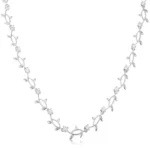 Rhodium Plated Vineyard Necklace