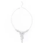 Bejeweled Cubic Zirconia Bib Necklace