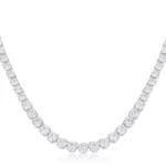 Graduated Cubic Zirconia Necklace