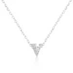 Micro-Pave Initial V Pendant