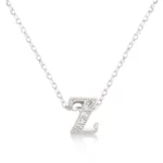 Micro-Pave Initial Z Pendant