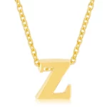 Golden Initial Z Pendant