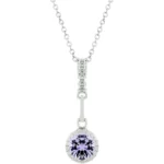 Lavender Drop Pendant