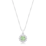 Bella Bridal Pendant in Peridot