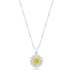 Bella Bridal Pendant in Yellow