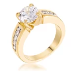 Antoinette Golden Engagement Ring