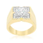 Golden Star Mens Ring