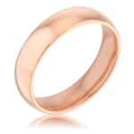 5 mm IPG Rose Gold Stainless Steel Band