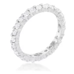 Cubic Zirconia Eternity Band